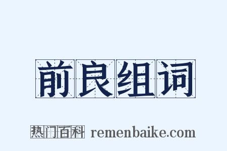 前良组词是什么意思的图片